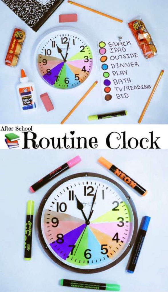 verano-niños-ocupados-reloj-horario