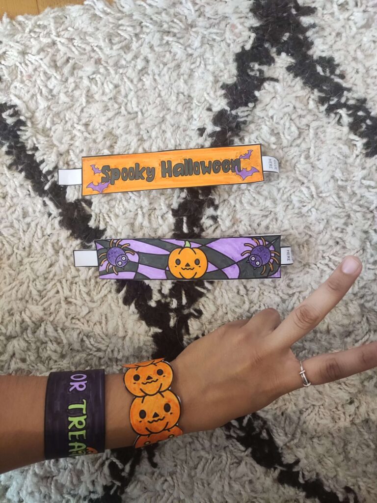 halloween pulseras actividades ideas clase ingles