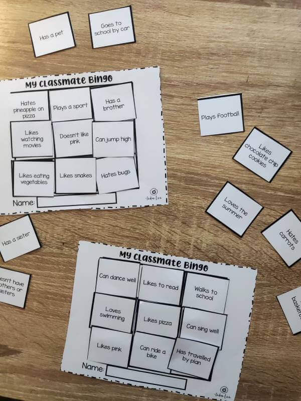 vuelta al cole bingo classmates (1)