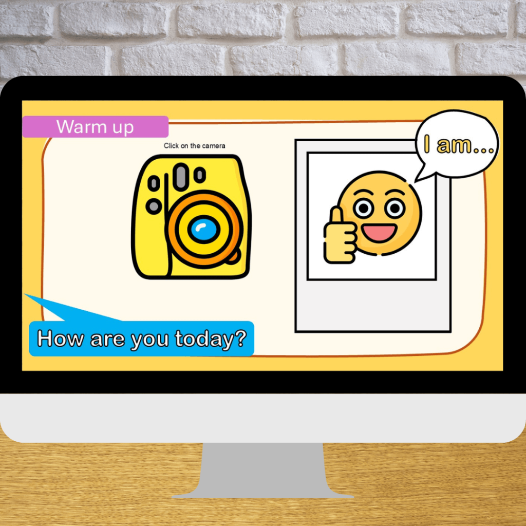 ESL curriculum online for young kids family unit feelings