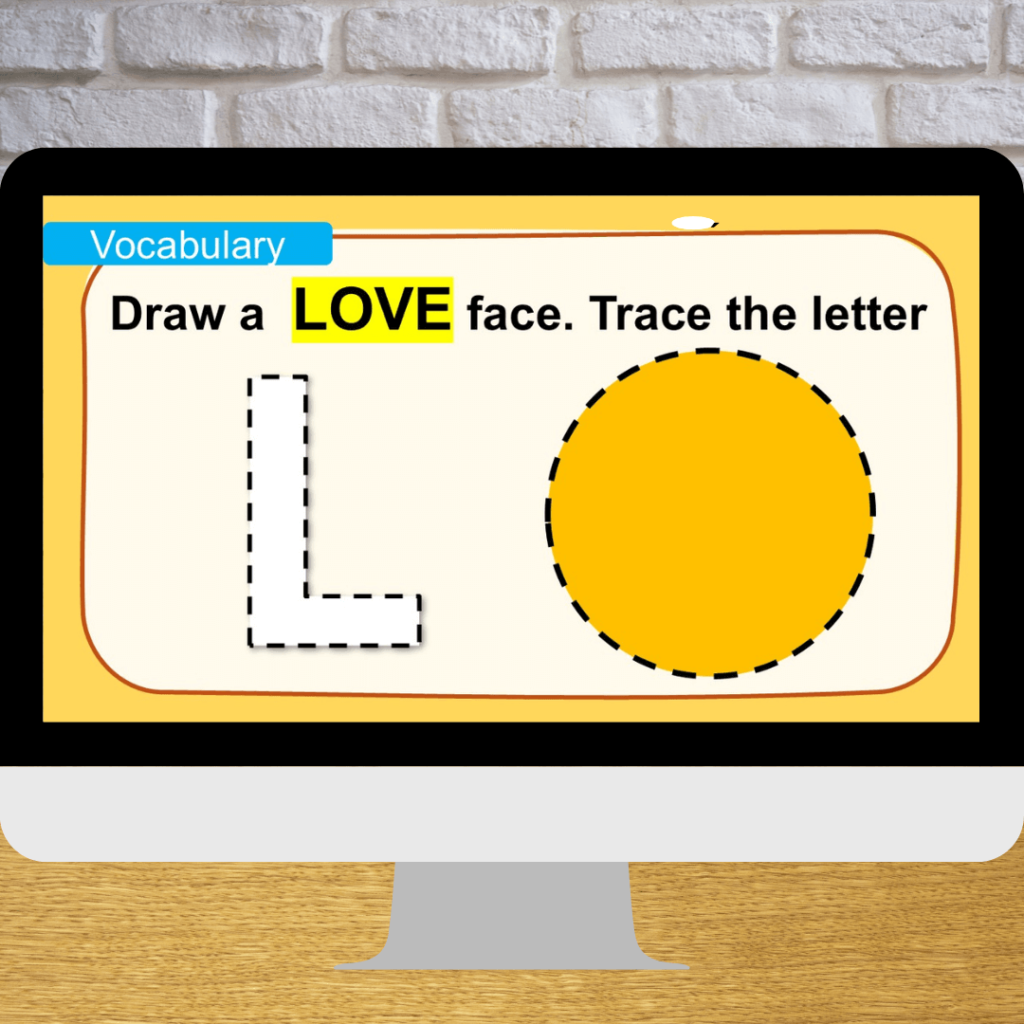 online lesson for children english ready made family big small love