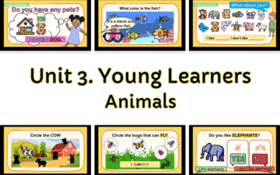Unit 3 Animals. Ready-to-use ESL Lesson plans for young learners.