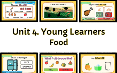 Unit 4 Food. Ready-to-use ESL Lesson plans for young learners.