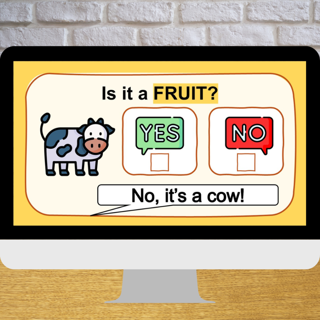 online class food fruit for young learners