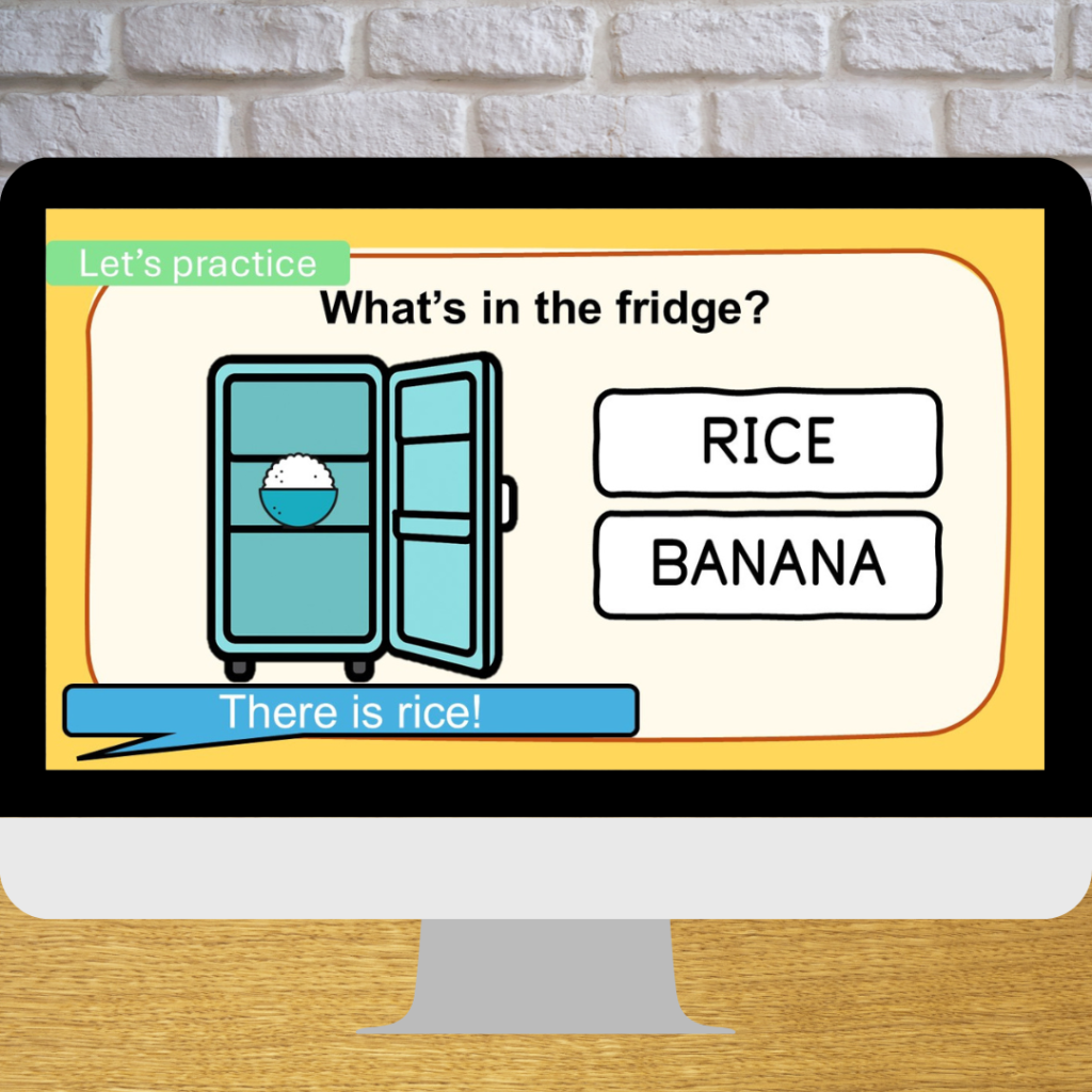 There is FOOD. Digital Newcomer Online English 