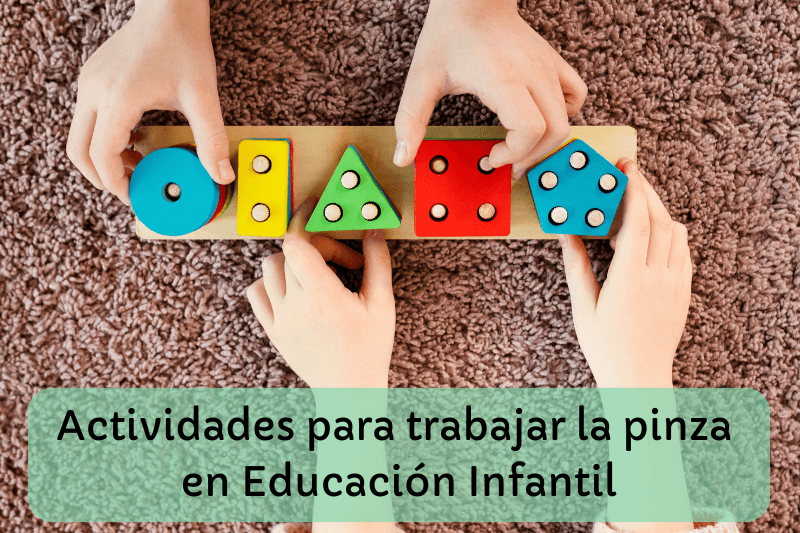 Motricidad fina agarre en pinza infantil